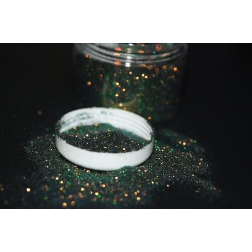 Green Chameleon Nail Glitter Sequin Shiny Iridescent Broken Glass Flakes Chameleon Paillette Sparkly Powder Manicure