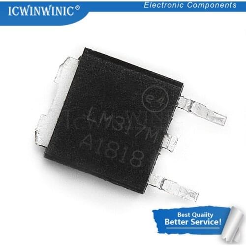 10piece LM317M LM317 TO252 SOT LM317MDT SMD voltage regulator IC new original In Stock