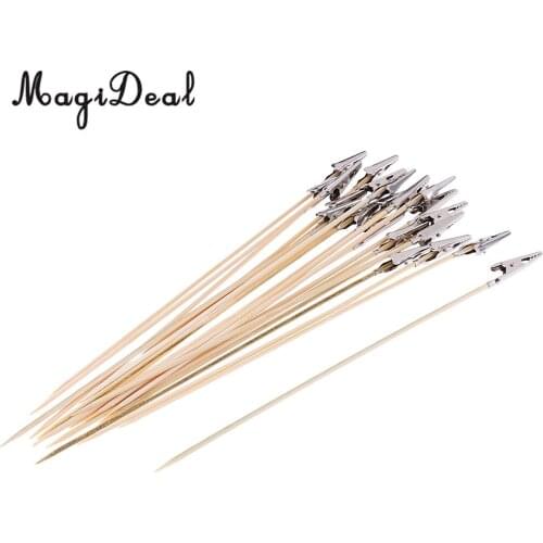 10 Pieces Metal DIY Model Painting Kits Color Clips for Craft Wood Working Accessories 22cm