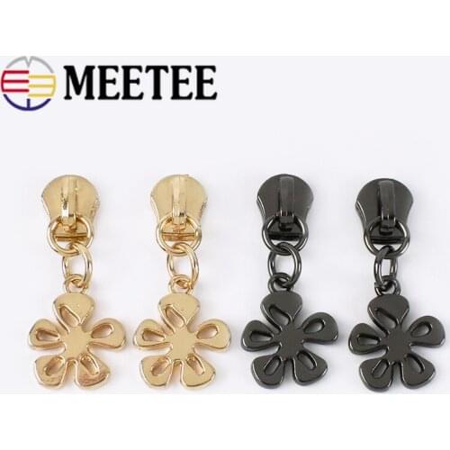 10pcs Zipper Sliders for 5# Metal Zipper Down Jacket Zipper Head Bag Zip Repair Kits Pendant DIY Accessories