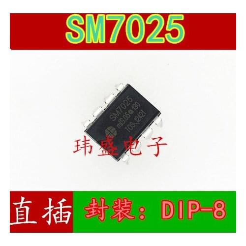 10pcs SM7025 DIP-8