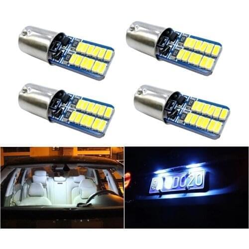 2Pcs BA9S T4W 363 1895 233 super bright LED Pure White Ice Blue Car License Plate Light Bulb Auto Lamp LED marker light DC 12V