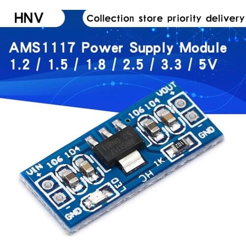 AMS1117 1.2V 1.5V 1.8V 2.5V 3.3V 5V power supply module AMS1117-5.0V power module AMS1117-3.3V