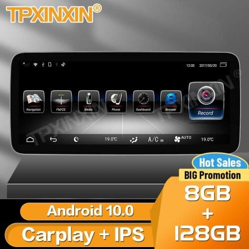 Carplay Car Radio Stereo Receiver Android For Benz C-W205 GLC-X253 2015+ V-W446 2016 2017+ GPS Navi Player Auto Audio Head Unit