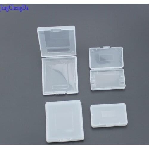 JCD Game Cartridge Cases For Nintendo Gameboy Color for GBC GBP GB DMG Clear Cartridge Storage Box