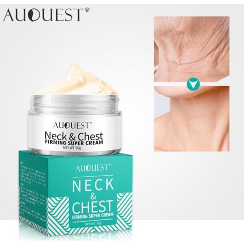 AuQuest Neck Anti Wrinkle Cream Skin Firming Repair Dry Crepe Whitening Moisturizing Remove Wrinkles Skin Care Products 30g