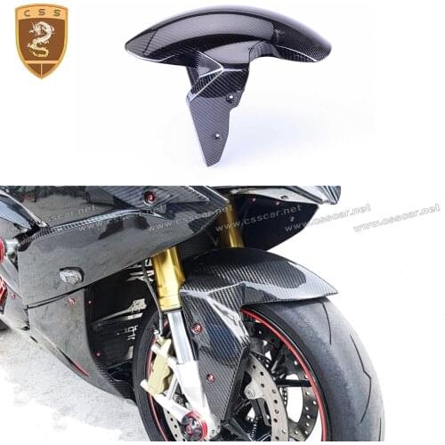 Real Carbon Fiber Front Fender Mudguard Guard Hugger Cover For BMW S1000RR 09 10 11 12 13 14 15 16 17 18 S 1000 RR