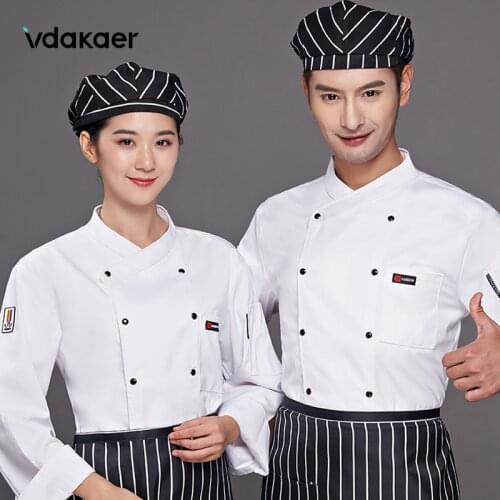 Men Women Long sleeve chef clothes sushi costume chef shirt restaurant uniforms shirts ladies chef shirts ladies chefs jacket