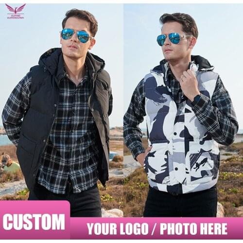 Mens jacket winter brand clothing down jacket mens vest mens waistcoat mens jacket sleeveless vest winter fashion casual cu