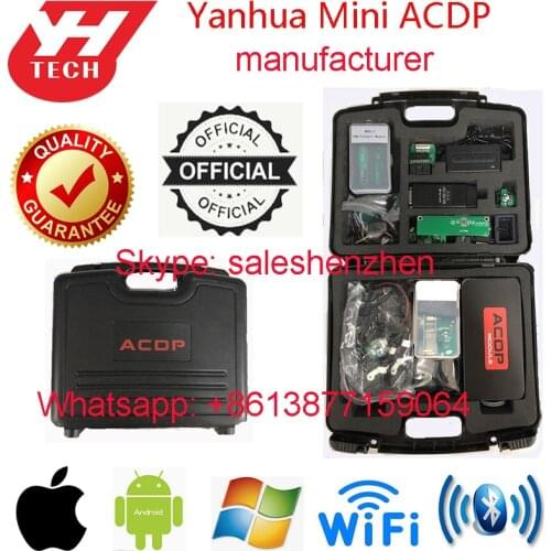 Newest! Yanhua Mini ACDP 1/2/3/4/7/8 modules for BMW CAS FEM BDC Key Program/mileage reset DME ISN code refresh key FRM