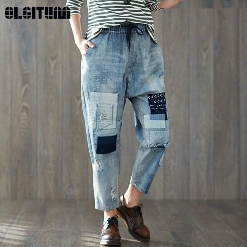 Женские брюки с высокой талией OLGITUM China At AliExpress