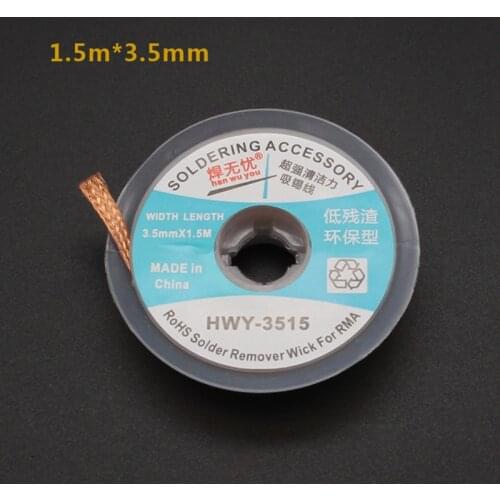 Desoldering Braid Solder Remover Wick BGA Desoldering Wire Bra Worldwide 3.5mm