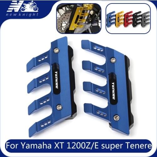 Motorcycle Front Fender Side Protection Guard Mudguard Sliders Lower Fork Protector For Yamaha XT1200Z/E super Tenere Accessorie