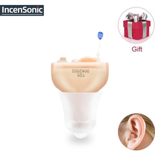 Hearing Aid Audifonos In-ear Amplifier Super MINI Hearing Aids Sound Amplifier Intelligent Care Ear for Elderly Free Shipping