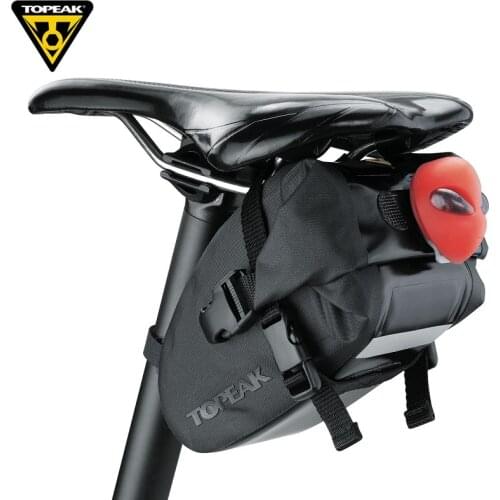 Topeak TT9817B 9818B 9819B Original Wedge DryBag Bicycle Seat Bag Magic Strap Quick Release Buckle Bike Pannier Saddle Tail Bag