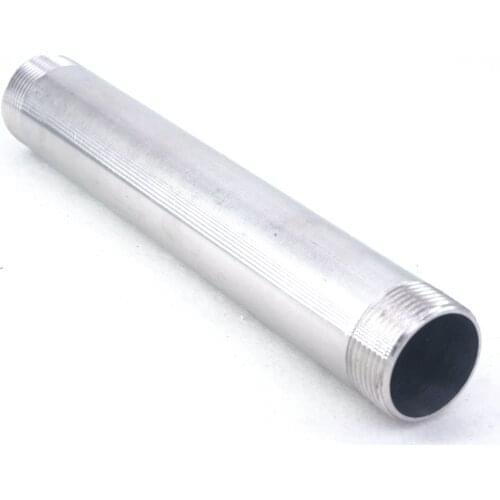 1-1/4" BSP Equal Male Thread Length 300mm 304 Stainless Steel Long Straight Pipe Fitting Connector Adapter
