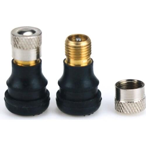 2pcs Tubeless Tire Valves Vacuum Tyre Nozzle For Xiaomi Electric Scooter Snap In Valve Stems Cap Wheel Accessories