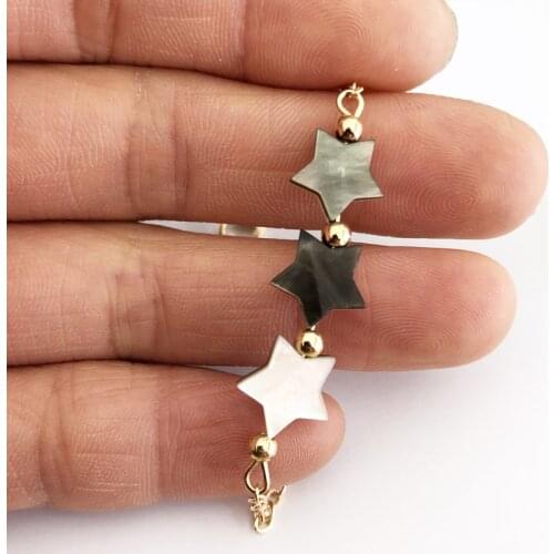 2019 New Jewelry Design Nature Shell Pearl Slice Charm Bracelet Handmade Gift Jewelry for Women