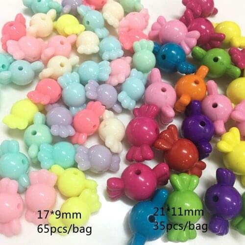 Acrylic colorful Candy beads For Jewelry Making Necklace bracelet DIY Craft Needlework Accessories