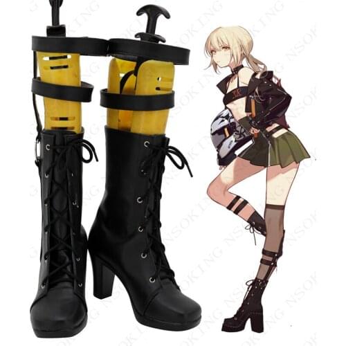Anime Fate Grand Order FGO Cosplay Arutoria Arturia Altria boots Moon Goddess Cosplay shoes