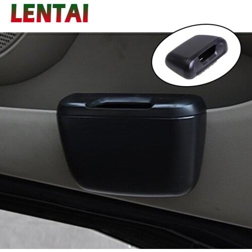 LENTAI 1Pc Car trash can Side door storage box For VW Golf 4 7 5 MK4 Mazda 6 cx-5 Peugeot 206 207 208 508 Touareg Tiguan