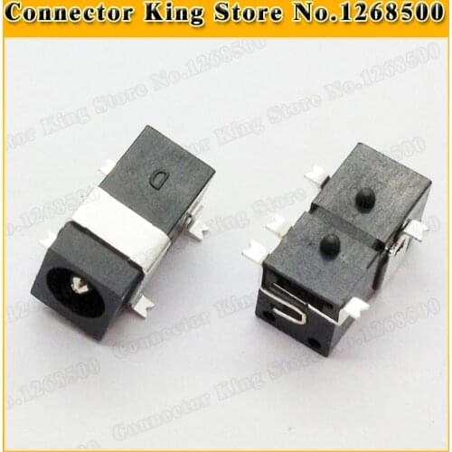 ChengHaoRan 1 Piece DC Plug Female SMD socket jack Charger Power PCB soldering 4.0mm X 1.7mm,DC-032