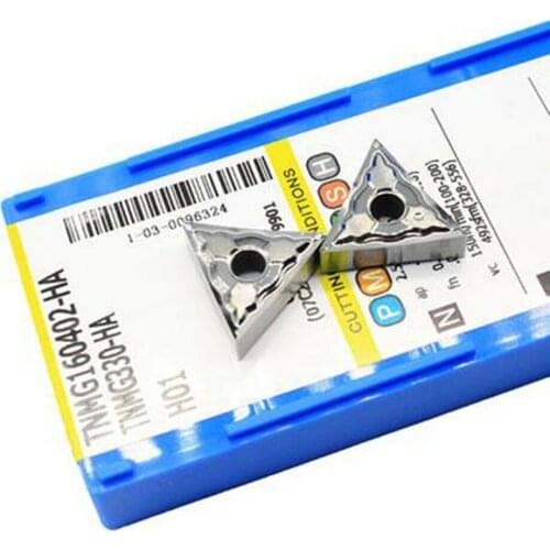 For aluminum TNMG160402-HA H01 blade TNMG330.5 turning tool Carbide insert 10PCS