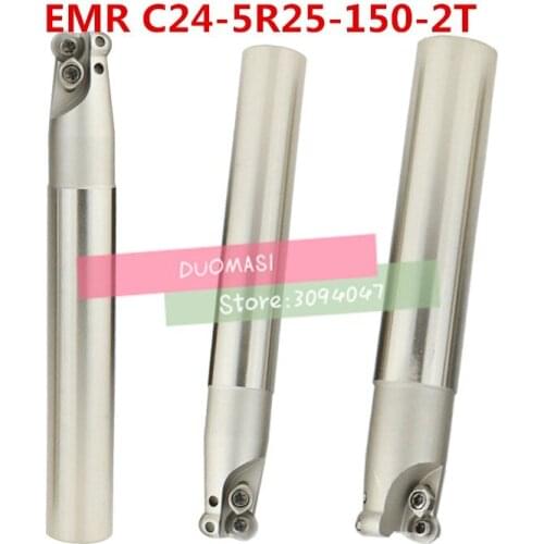 EMR C24-5R25-150 Bore Indexable Shoulder End Mill Arbor,Mill Cutting Tools, Insert of carbide inserts RPMT1003/RPMW1003