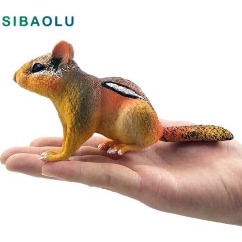 Artificial Big Chipmunk Mouse Rat Simulation Animal model figurine home decor miniature fairy garden decoration accessories toys