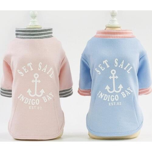 Dog Summer Clothes T Shirt 100% Cotton Leisure Dog Vest