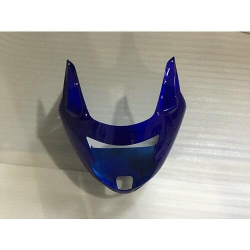 Injection mold Front part Nose Fairing part for HONDA CBR1100XX 97 99 00 03 CBR 1100XX 1997 2000 2003 ABS Blue Fairings set HF07