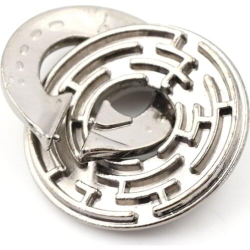 Metal Adult Maze Puzzle Labyrinth IQ Mind Brain Teaser Educational Toys Gift