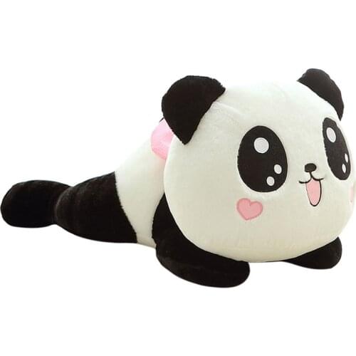 20cm Soft Plush Panda Toy Baby Stuffed Animal Toys Cute Panda Pillow Cushion Hug Toy Boys Girls Sleep Pillow Decor Birthday Gift