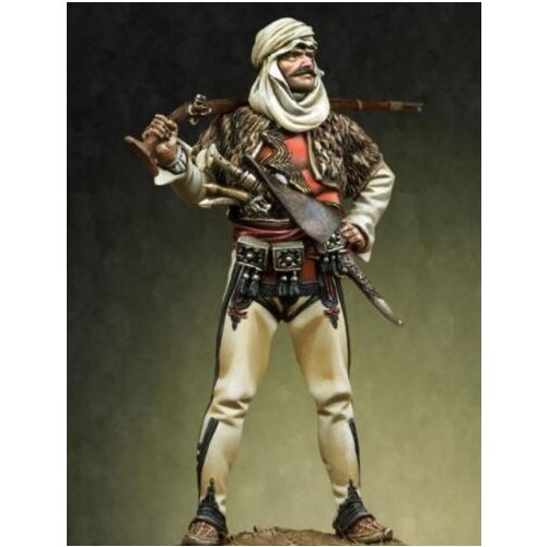 New Unassembled 1/24 75mm Mongolia Samurai War soldier 75mm Resin Kit DIY Toys Unpainted resin model