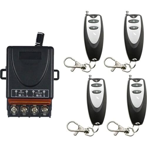 DC12V 24V 36V 48V 1CH 30A Radio Controller RF Wireless Relay Remote Control Switch 315 MHZ 433 MHZ Transmitter+ Receiver