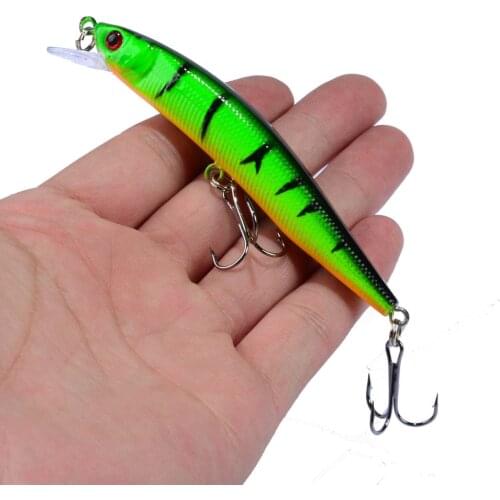 1pcs/lot 10cm 8.1g Minnow Fishing lures Pesca Crank Bass hard bait isca artificial wobblers for fishing everything for fishing