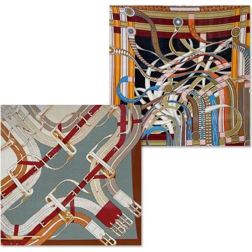 Houndstooth print Silk Cashmere Shawl Scarfs luxury Designer women winter Silk Scarf Hand Rolled Edges Scarf Stole Tippet Cape