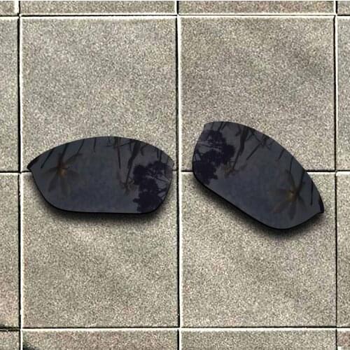 Stealth Black Polarized Sunglasses Replacement Lens for-Oakley Half Jacket 2.0 Frame 100% UV Protection Good Fitness