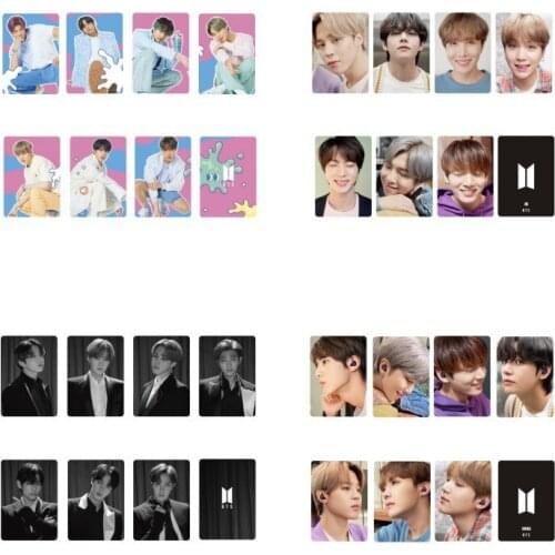 South Korean Groups Kpop Bangtan Boys Map of The Soul 7 Lomo Card Poster V Jk Rm Suga Lomo Cards Postcard Photocard Fan Gift