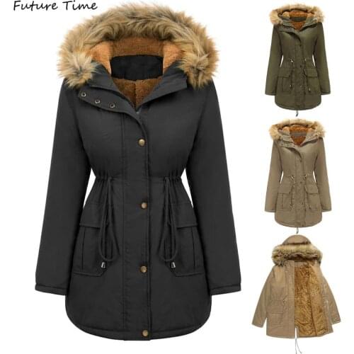 Winter Long Parka Women Big Fur Collar Jacket for Woman Hooded Windbreaker Warm Thick Coat Female Clothes Outwear Brand Clothing