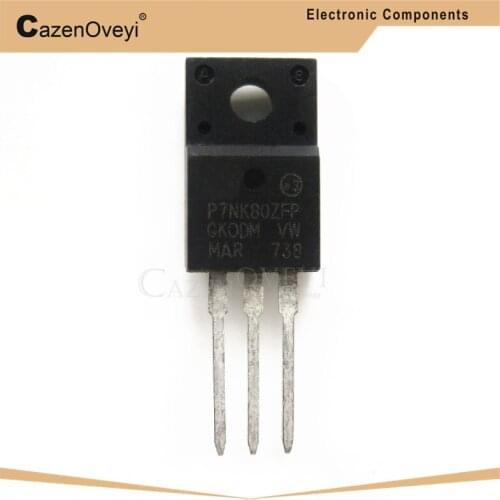 10pcs/lot STP7NK80ZFP TO-220F P7NK80ZFP TO-220 STP7NK80 7A 800V 7NK80 TO-220F new original In Stock