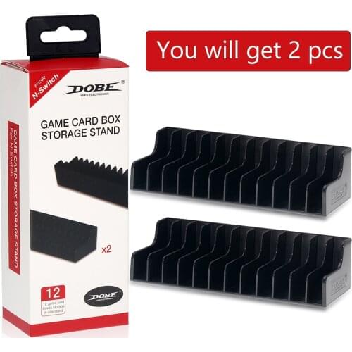 2pcs/lot Game Card Box Storage Stand CD Disk Holder Support For Nintendo Nintend Switch NS For 24pcs CD Disks or Card Holders