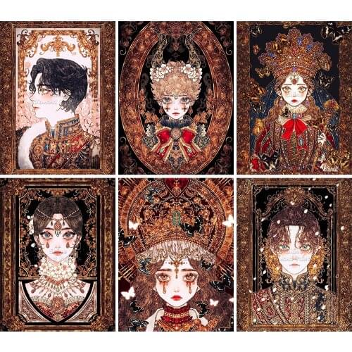 Diamond Painting Cartoon Wedding Girl Portrait 5D DIY Full Square Round Embroidery Mosaic Set Cross Stitch Home Decor Art Gift