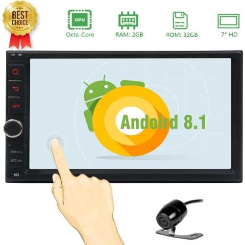Car Navigation Double Din Car Stereo Octa Core 2 Din AM FM RDS Radio support GPS WiFi 4G Mirror Link Bluetooth Subwoofer SWC OBD