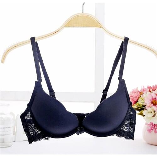 Yasemeen Deep Wave Cup Sexy Lace Bras Push Up Underwire Brassiere for Women Adjustable Lingerie Bras Seamless Underwear for Girl