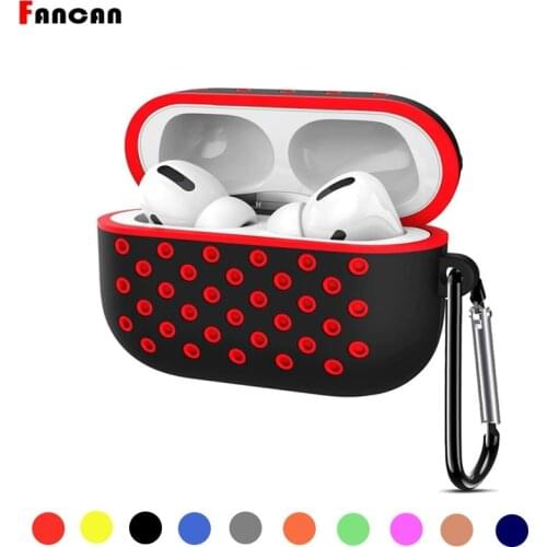 Cover for Airpods pro Cases with keychain Air pods earphone Protector Silicone air pod pro Accessories for Nike Airpodspro Cases