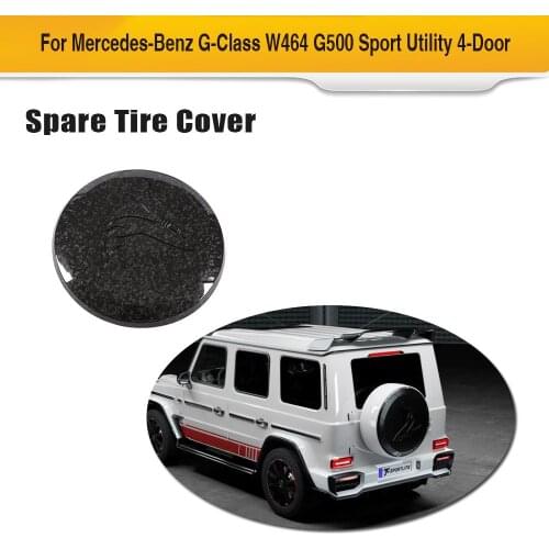 Carbon Fiber Car Spare Tire Cover For Mercedes-Benz G Class G500 G550 Standard AMG 2020 Rear Spare Tire Case