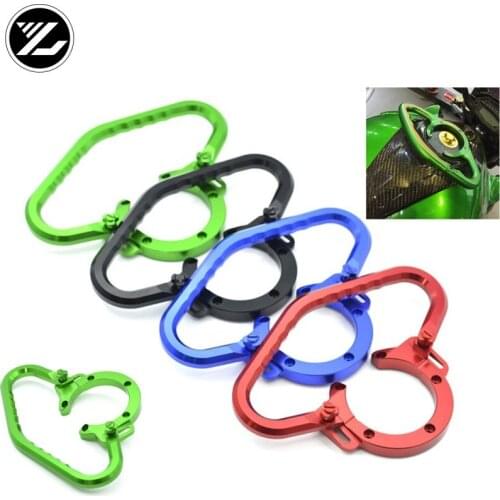 Motorcycle parts fuel tank armrest passenger safety handle fixed armrest for kawasaki ZX6R ZX636R ZX6RR ZX10R H2 / H2R Z1000 800