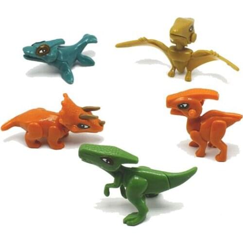4pcs/lot Handwork Jurassic Dinosaur World Of Park Toys For Kids Early Education Toys Models Building Blocks Bricks Toys figures