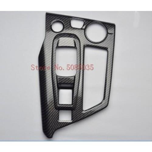 For Peugeot 3008 GT 2016 2017 2018 Carbon Fiber Gear Shift Panel Cover Car Decoration Trim Interior Accessories Car Styling